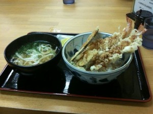 福岡市中央区｜麺屋よし田　天丼セット